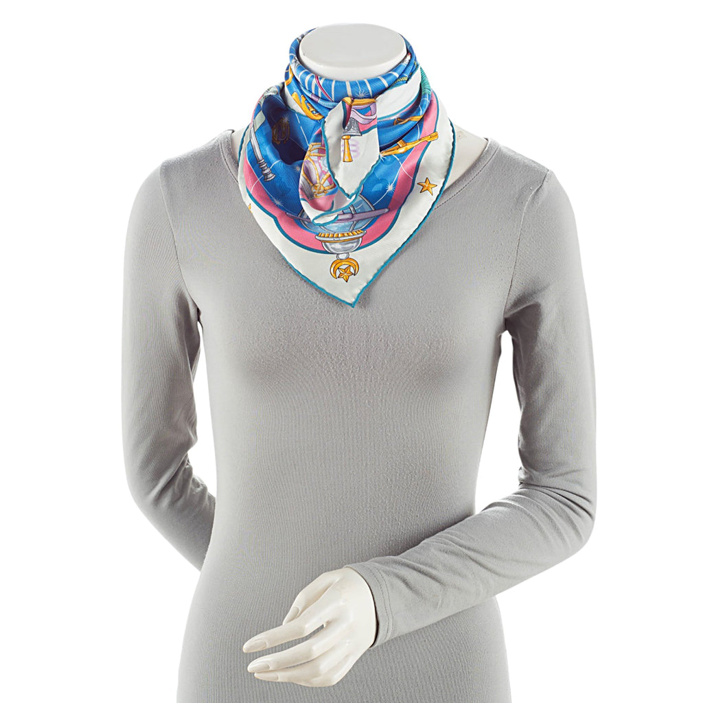 Hermes Silk Chorus Stellarum 70cm Scarf