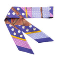 Hermes Silk Clic Clac a Pois Twilly