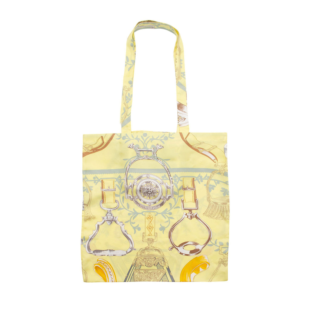Hermes Silk Etriers So Tote Bag
