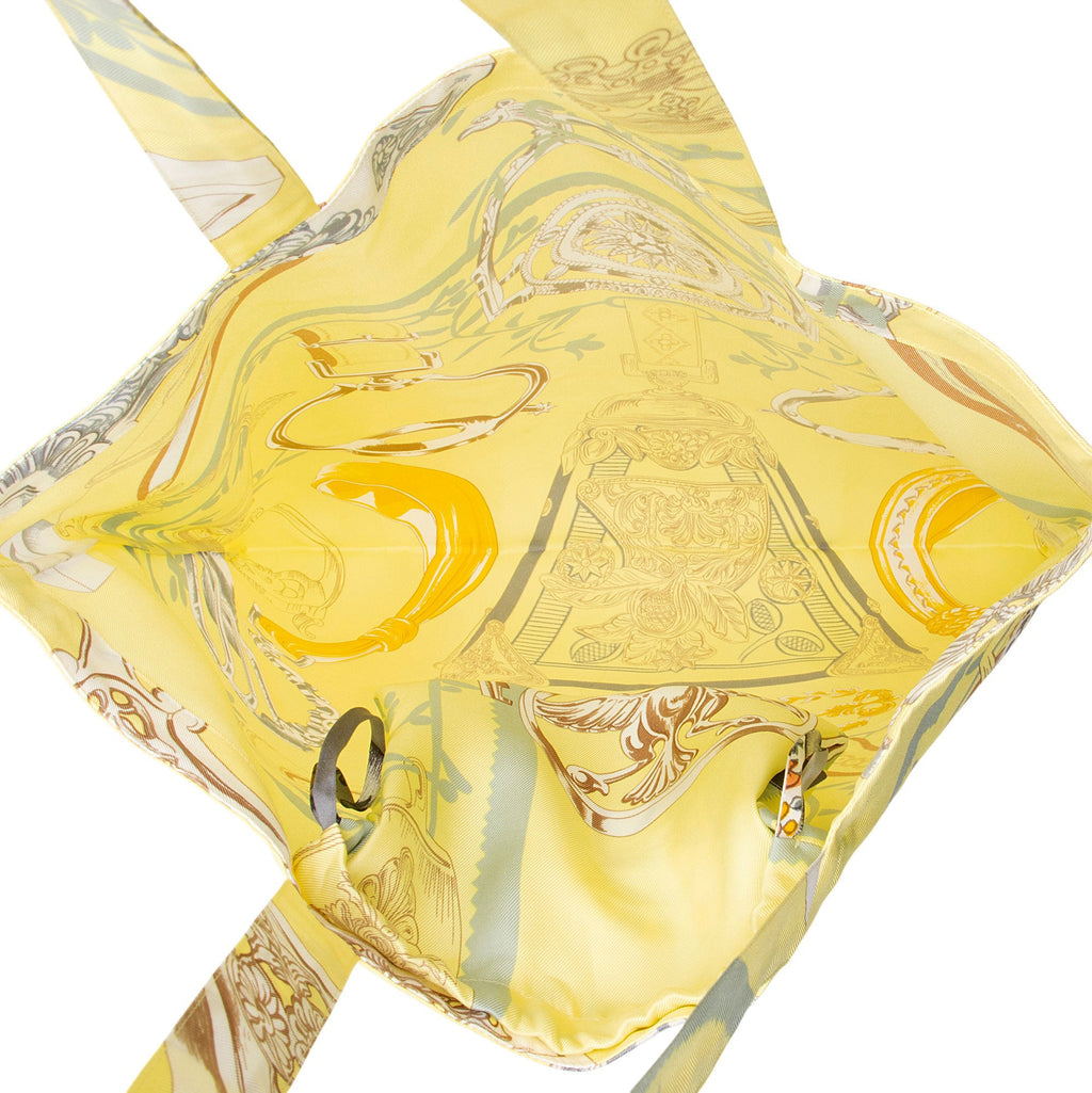Hermes Silk Etriers So Tote Bag