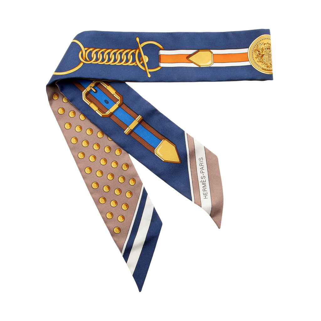 Hermes Silk Grand Tralala Twilly Scarf