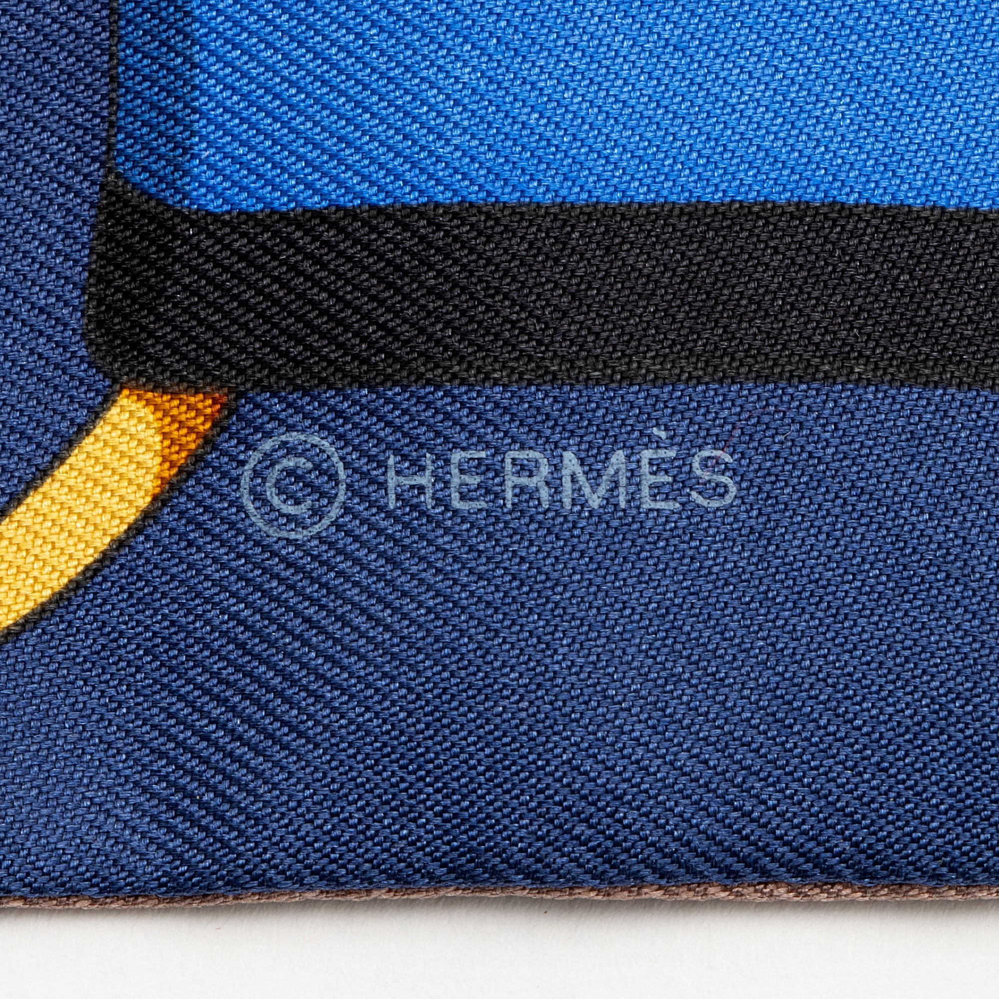 Hermes Silk Grand Tralala Twilly Scarf