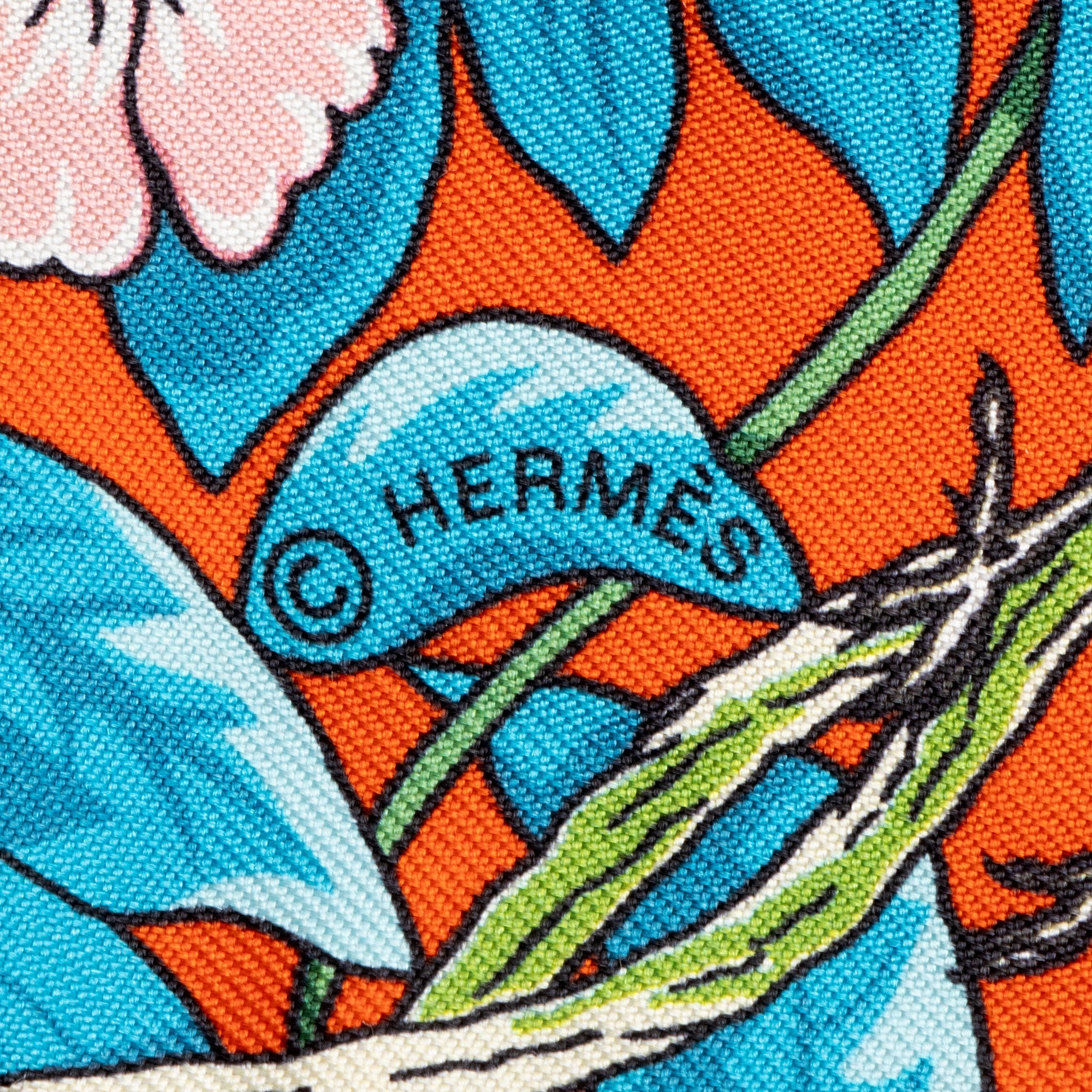 Hermes Silk Jungle Love Twilly Scarf