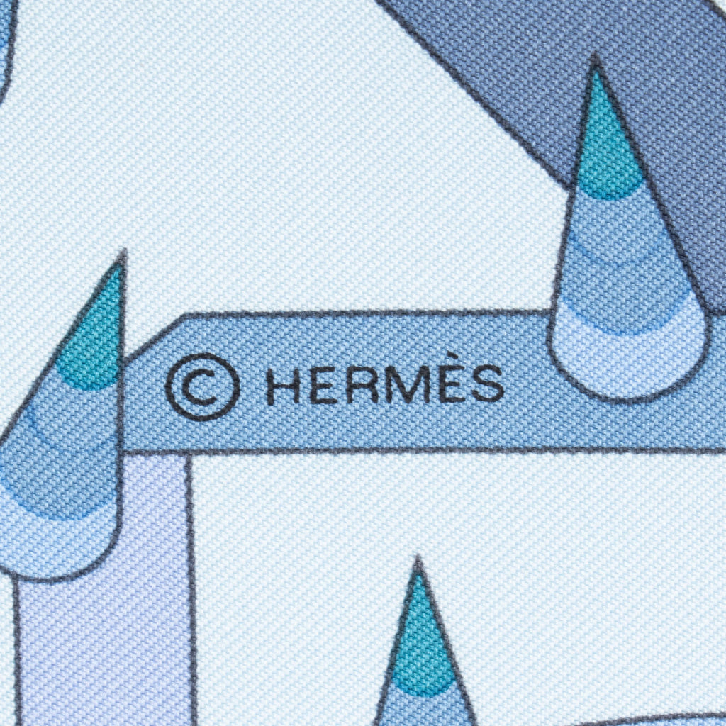 Hermes Silk La Source de Pegase 90cm Scarf