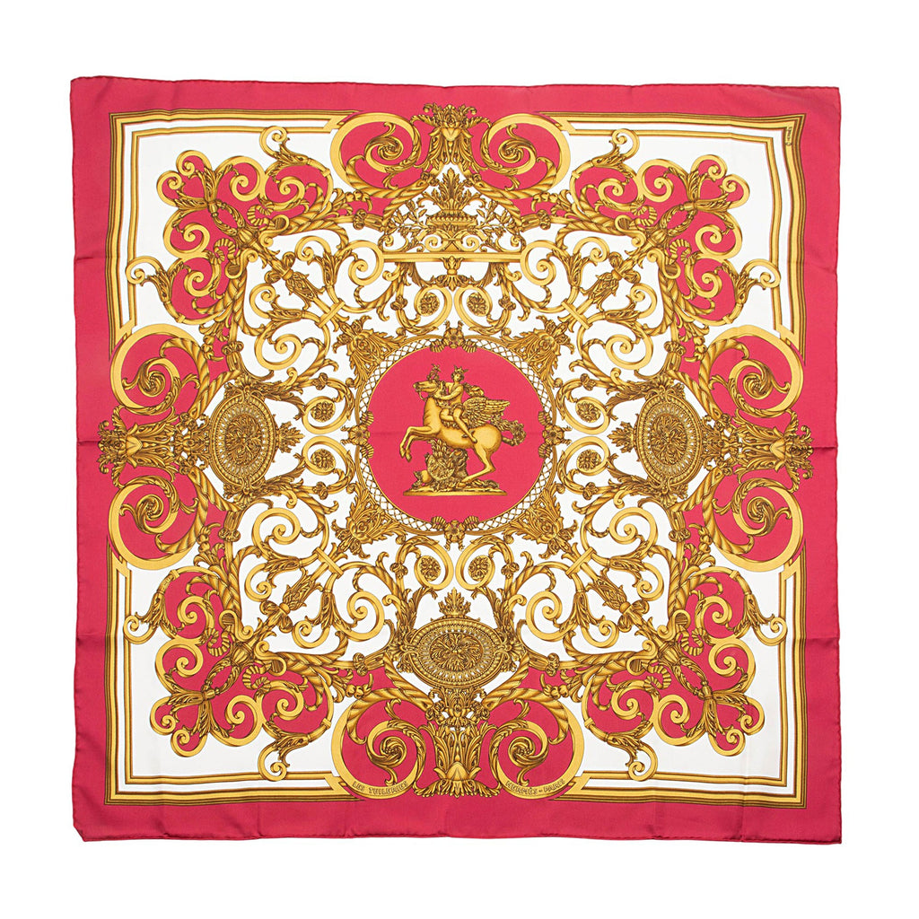 Hermes Silk Les Tuileries 90cm Scarf