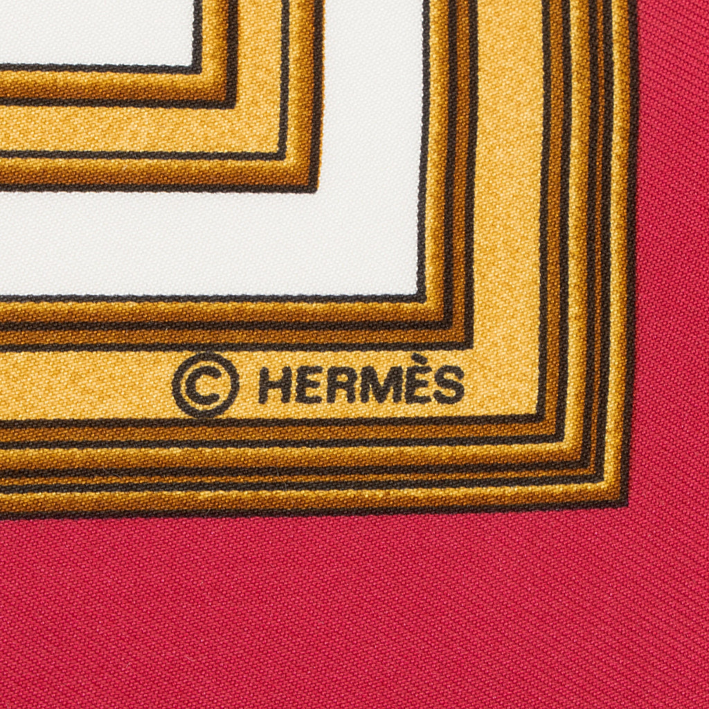 Hermes Silk Les Tuileries 90cm Scarf
