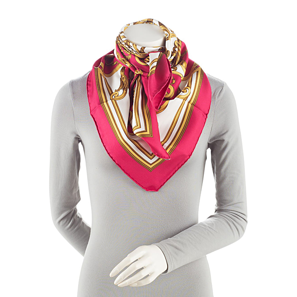 Hermes Silk Les Tuileries 90cm Scarf