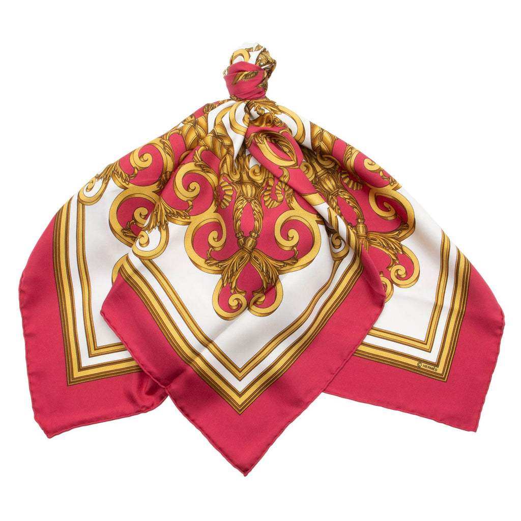 Hermes Silk Les Tuileries 90cm Scarf