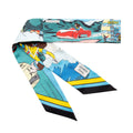 Hermes Silk WOW Comic Twilly Scarf