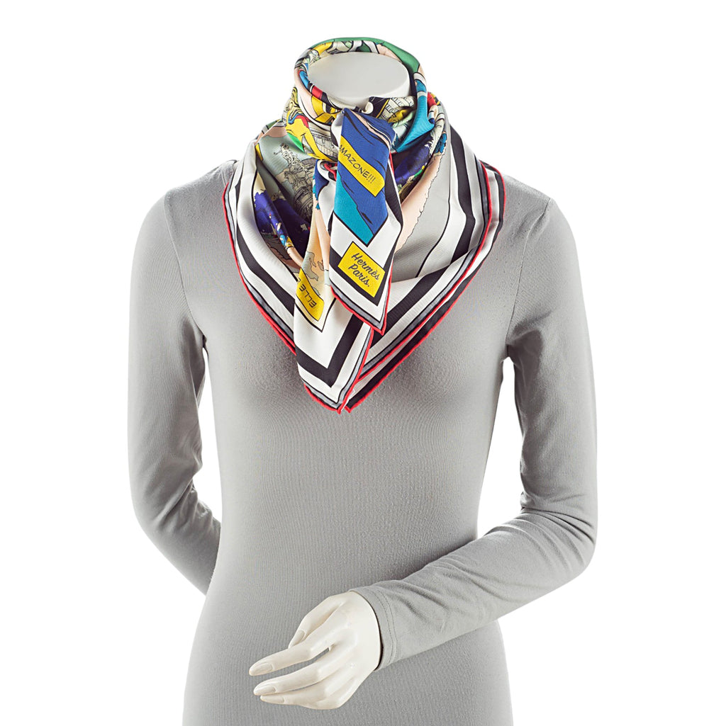 Hermes Silk Wow Double Face 90cm Scarf