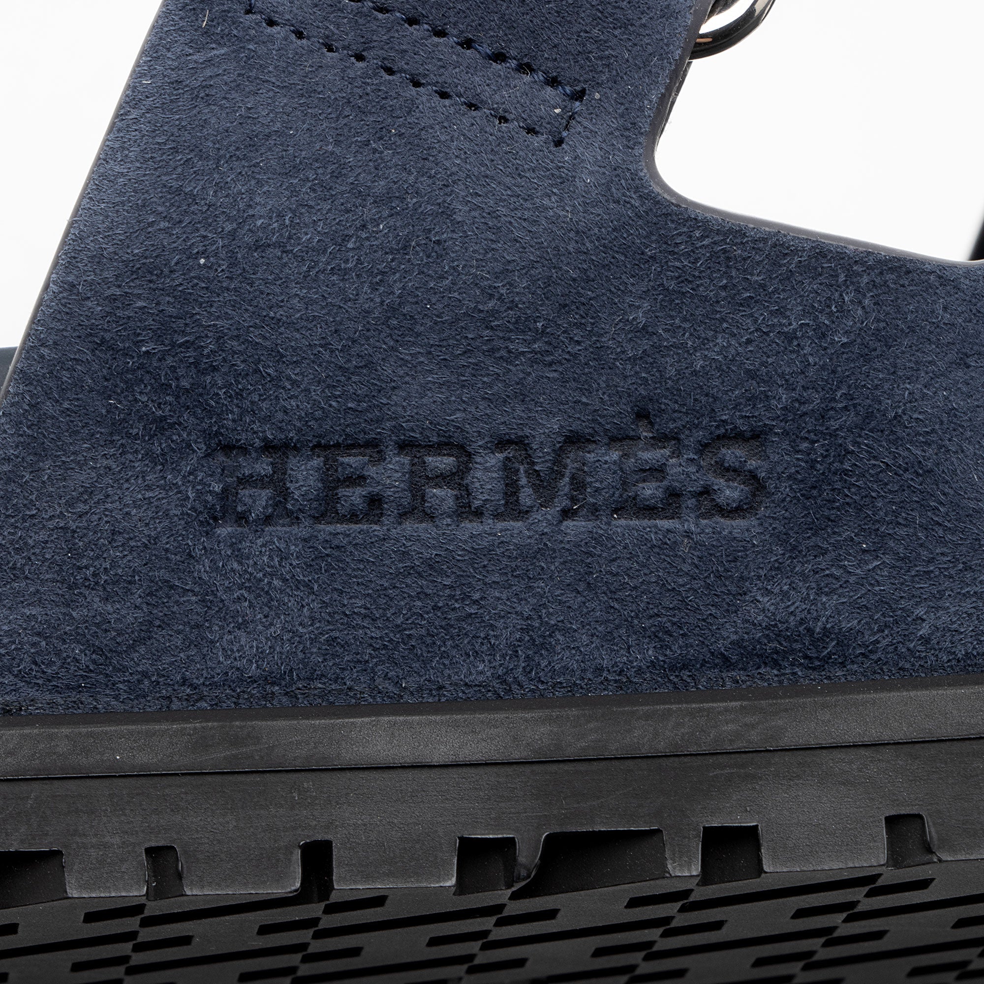 Hermes Suede Chypre Slide Sandals - Size 10 / 40