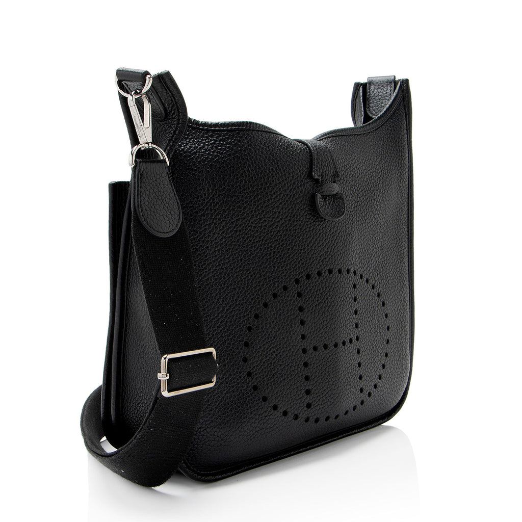 Hermes Taurillon Clemence Evelyne III PM Shoulder Bag