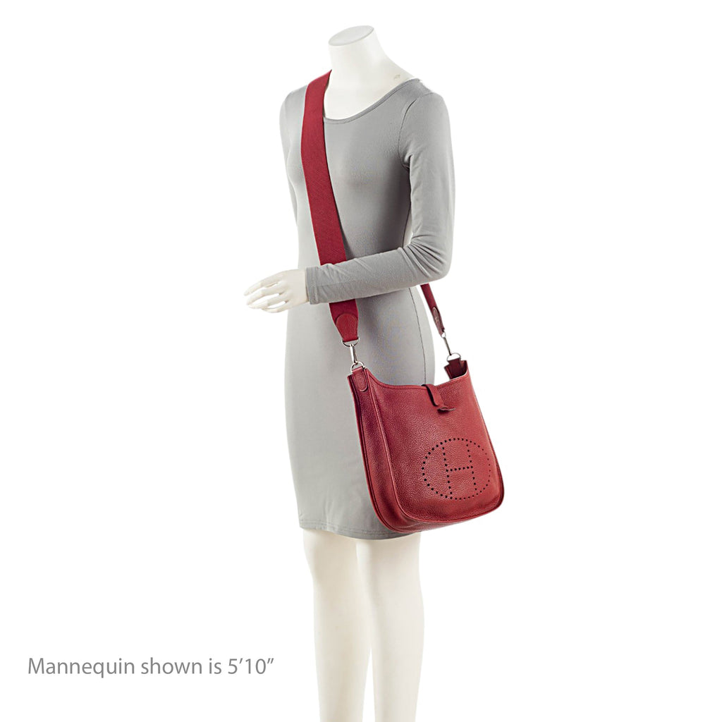 Hermes Taurillon Clemence Evelyne III PM Shoulder Bag
