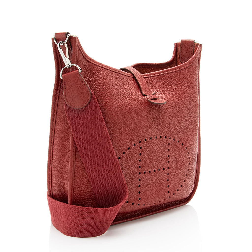 Hermes Taurillon Clemence Evelyne III PM Shoulder Bag