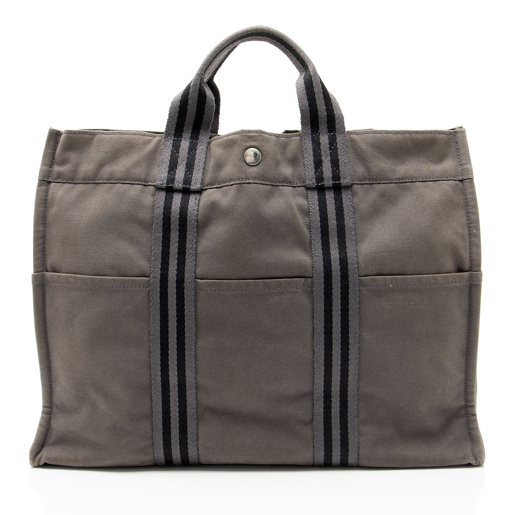 Hermes Toile Fourre Tout MM Tote