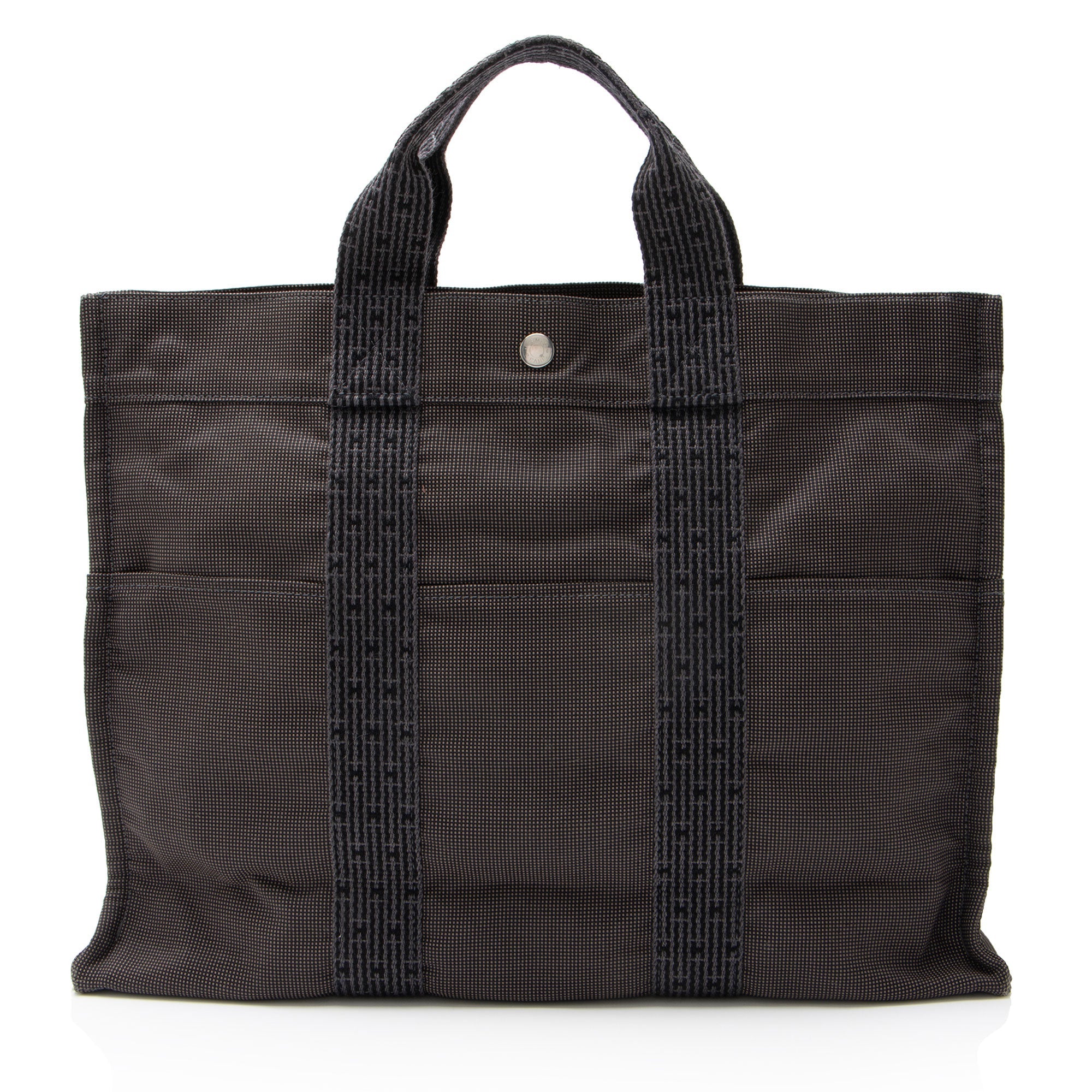 Hermes Vintage Canvas Herline MM Tote