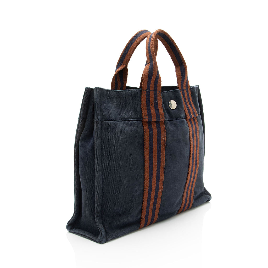 Hermes Vintage Canvas Herline PM Tote