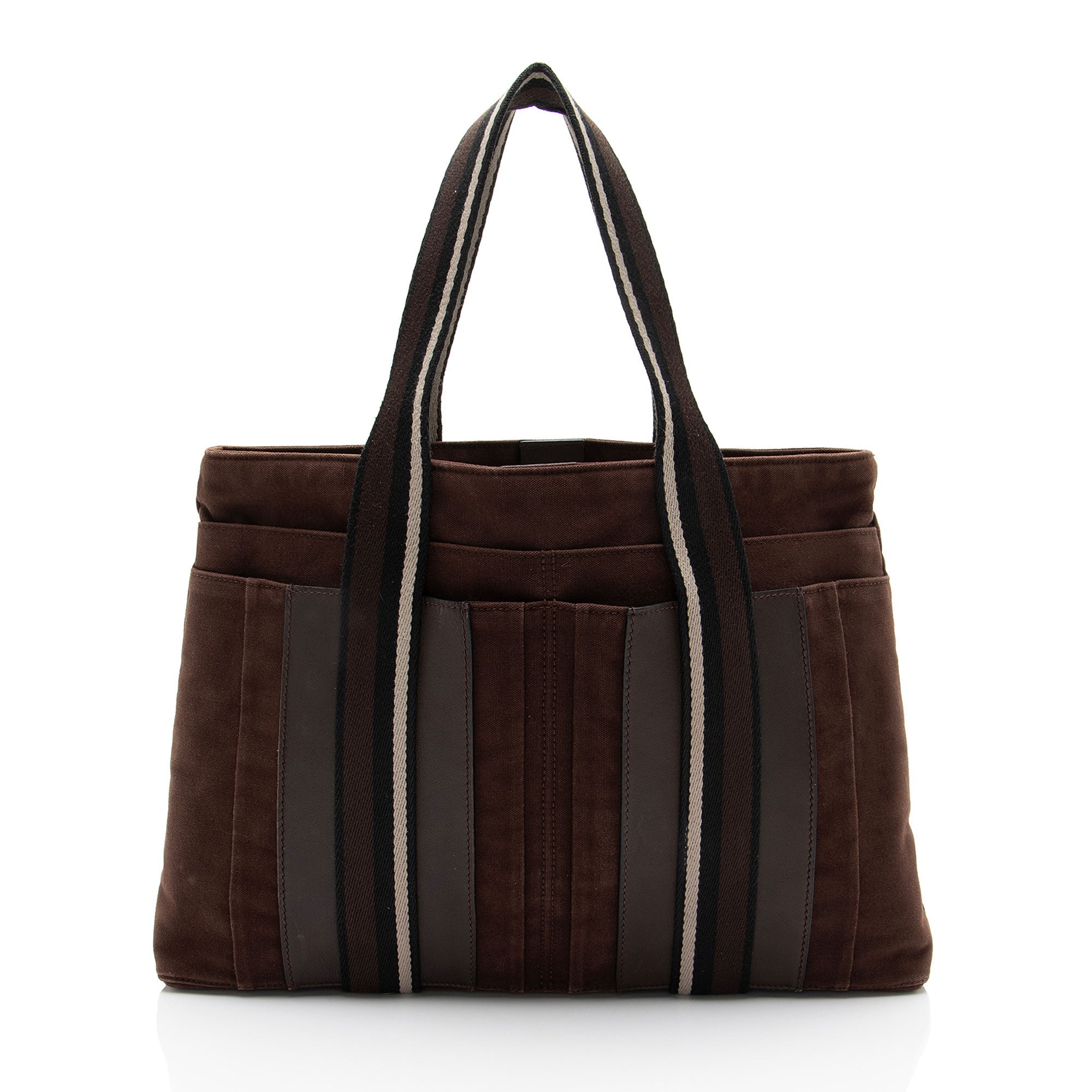 Hermes Vintage Toile Toroca Horizontal PM Tote