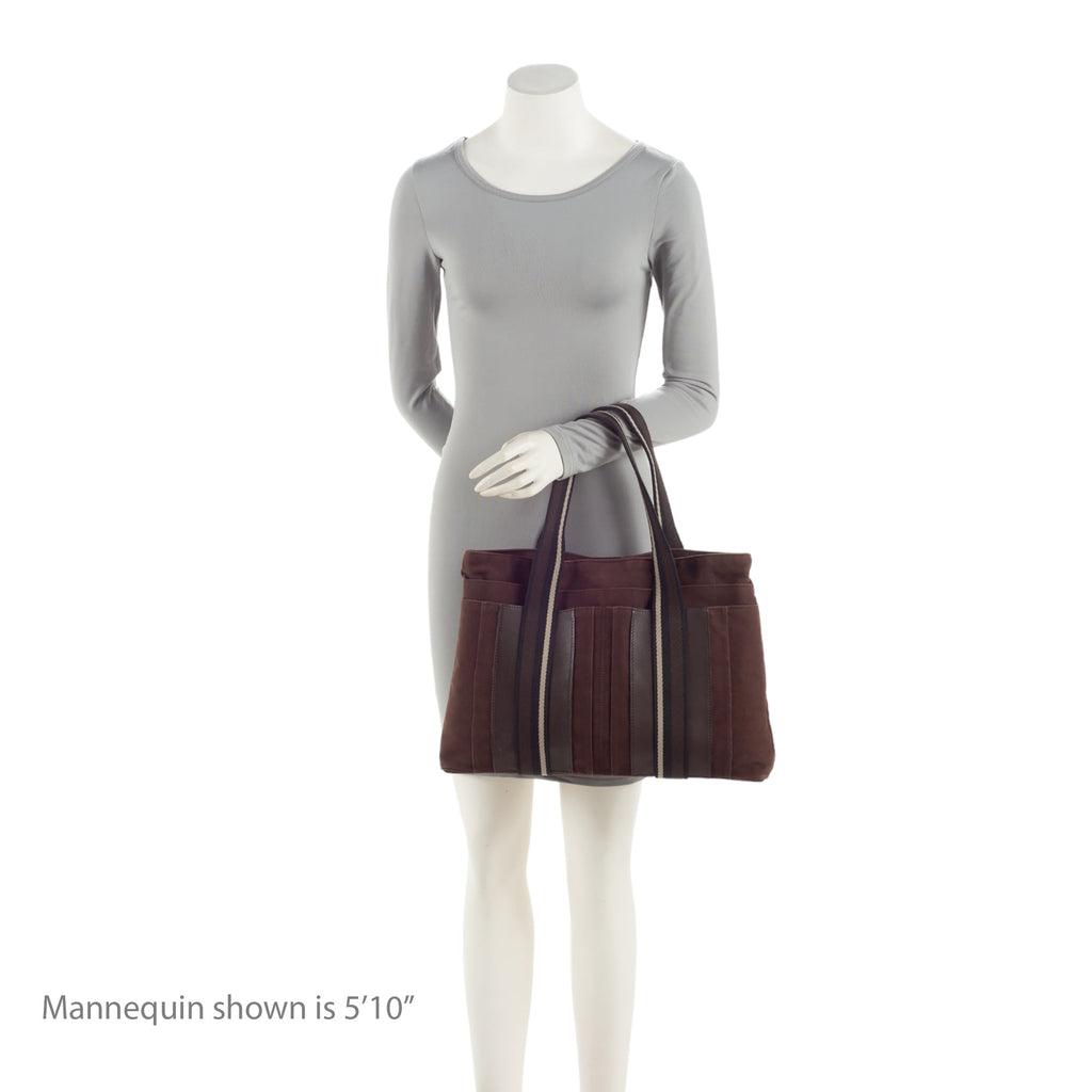 Hermes Vintage Toile Toroca Horizontal PM Tote