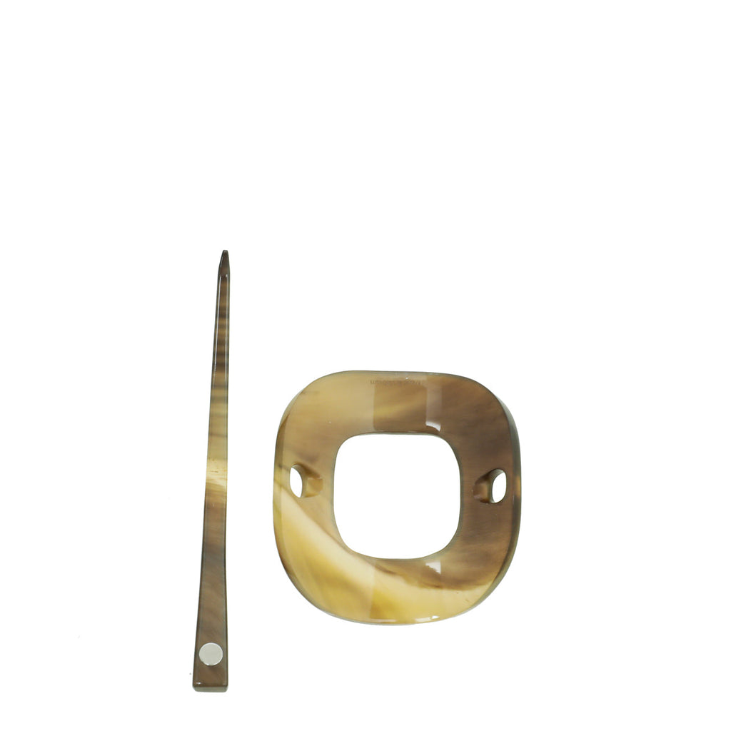 Hermes Ellen Buffalo Horn Hair Pick