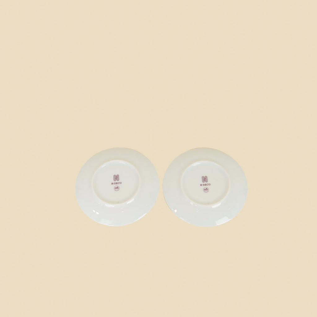 Hermes Rouge H Deco Bread And Butter Plate n 1 Set (2 PSC)