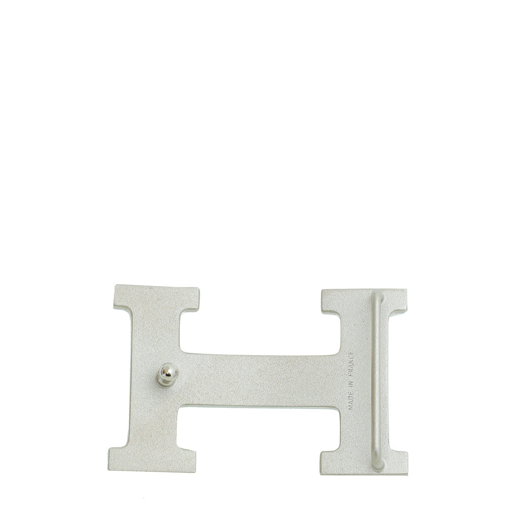 Hermes Gris Moyen Constance 32mm Belt Buckle