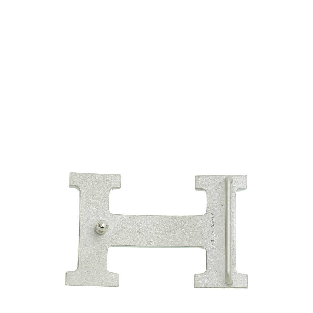 Hermes Gris Moyen Constance 32mm Belt Buckle