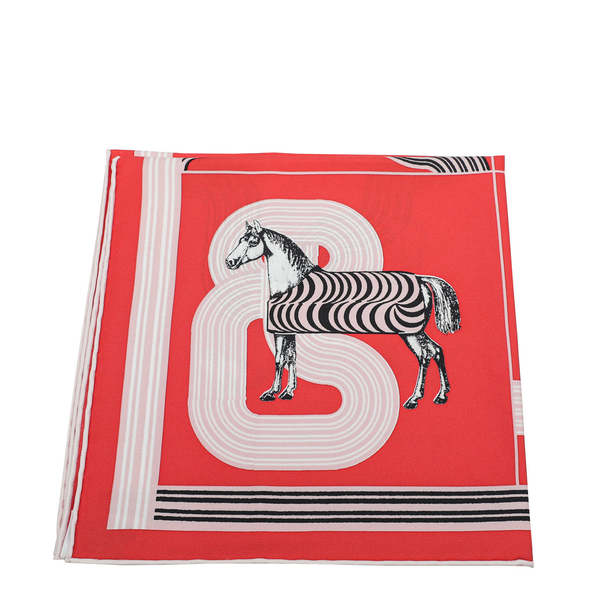 Hermes Tricolor Garde-Robe Pop Detail Scarf