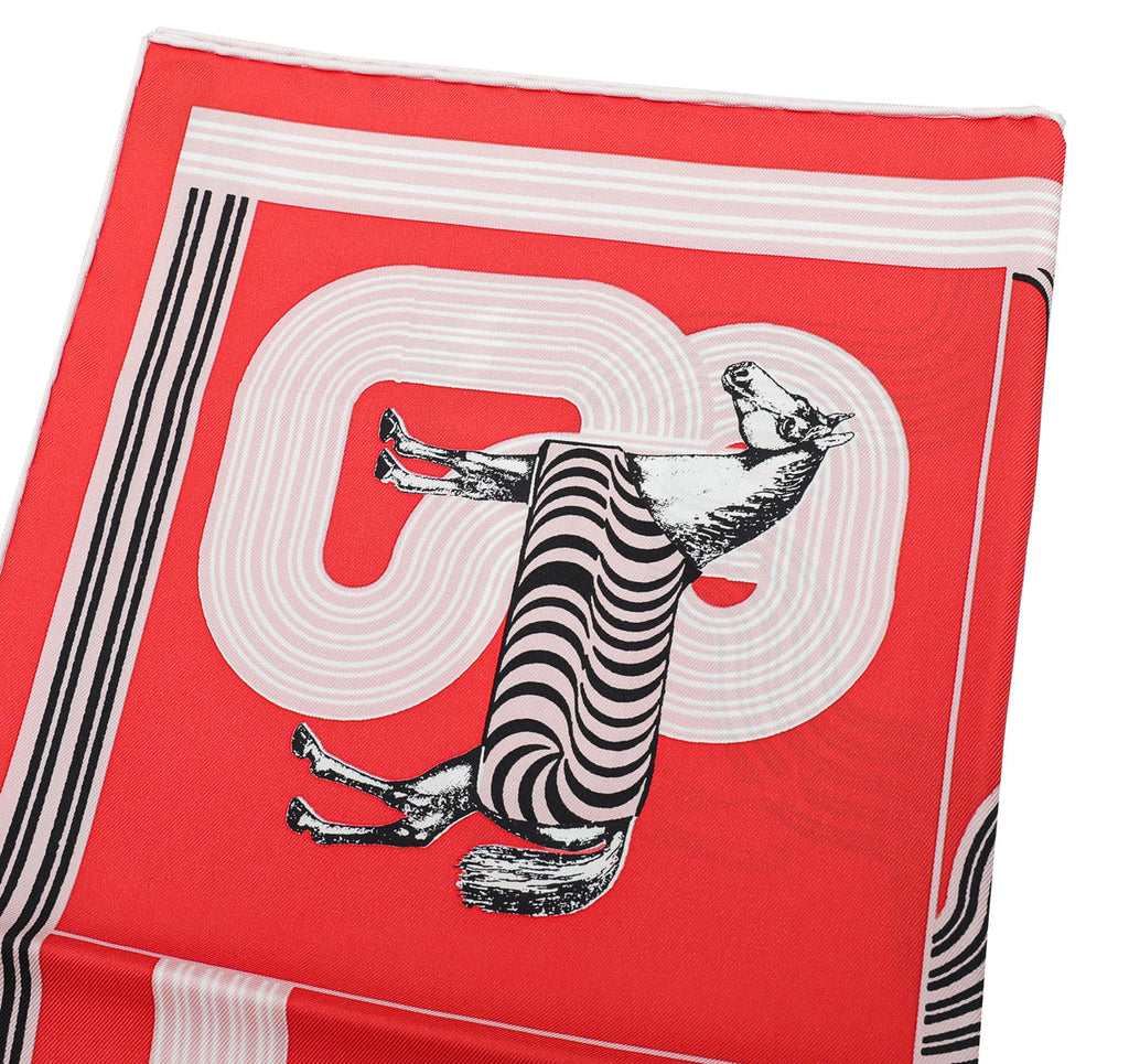 Hermes Tricolor Garde-Robe Pop Detail Scarf