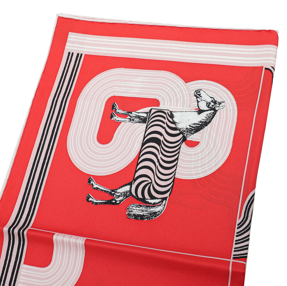 Hermes Tricolor Garde-Robe Pop Detail Scarf
