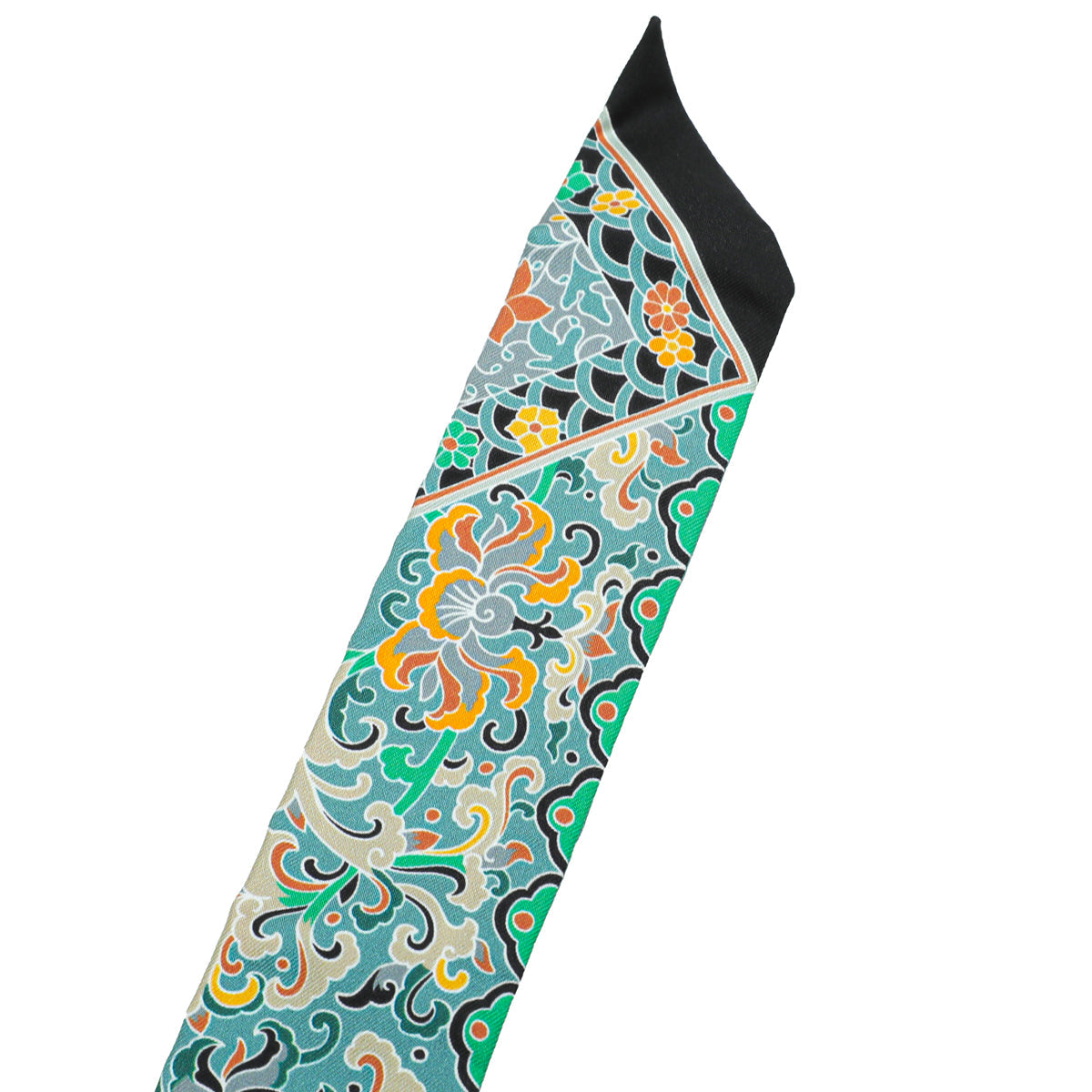 Hermes Multicolor Horse Printed Silk Twilly