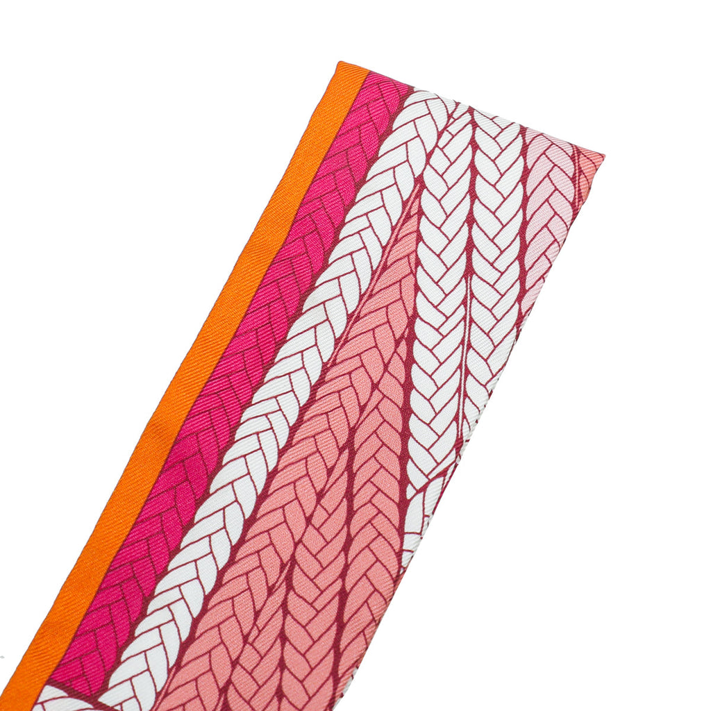 HERMES Multicolor Tresses H Silk Twilly