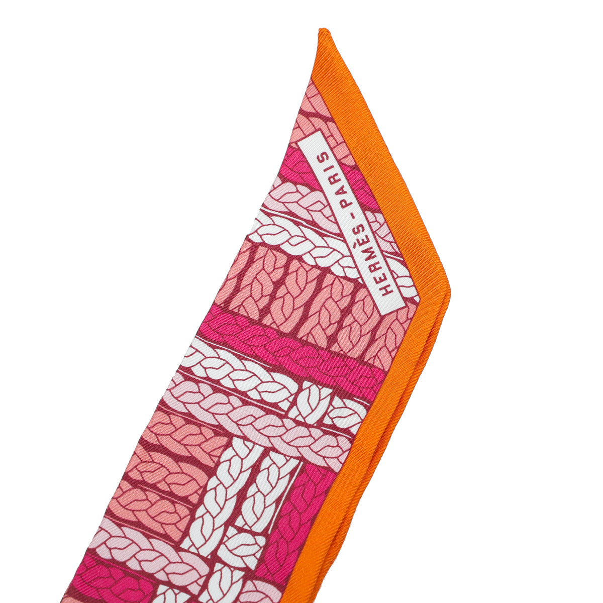HERMES Multicolor Tresses H Silk Twilly
