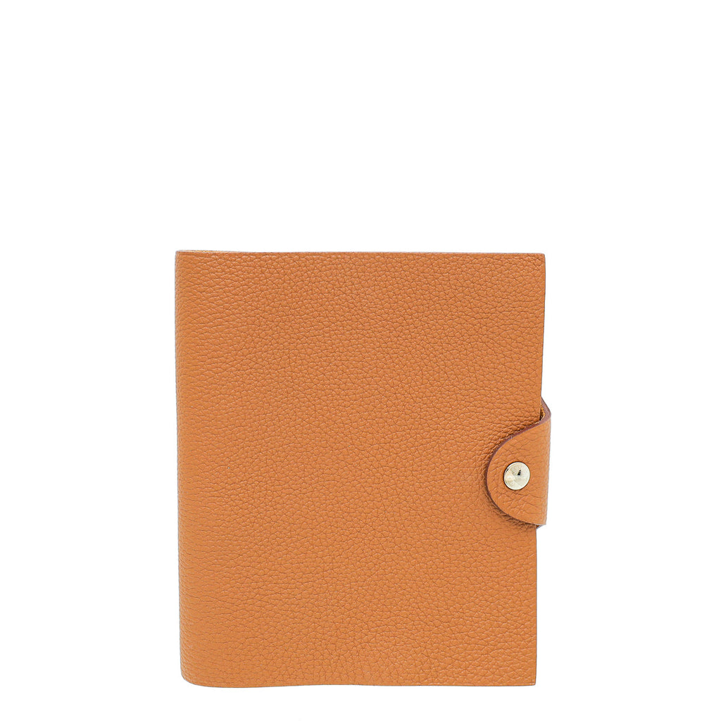 Hermes Gold Ulysse Agenda Cover PM w/Refill