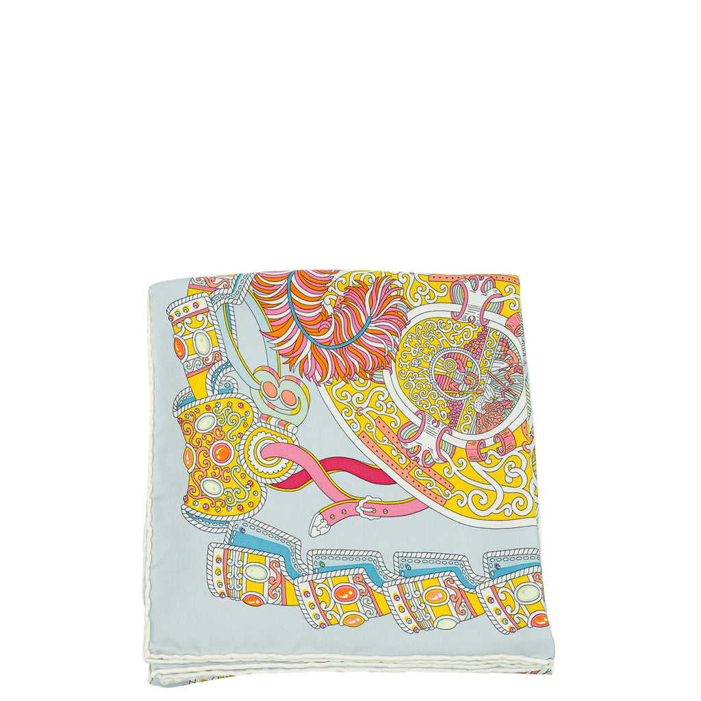 Hermes Bicolor Sous l'Egide de Mars Wash Scarf