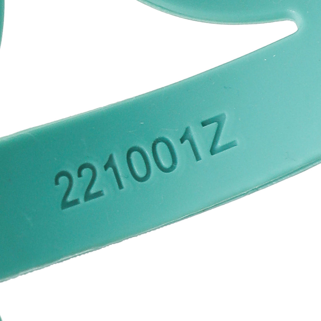 Hermes Vert Embrun Egerie Rubber Sandal 39