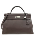 Hermes Chocolate Retourne Kelly 40 Bag
