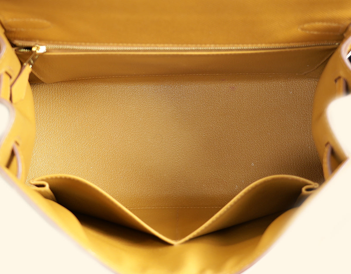 Hermes Sesame Sellier Kelly 28 Bag