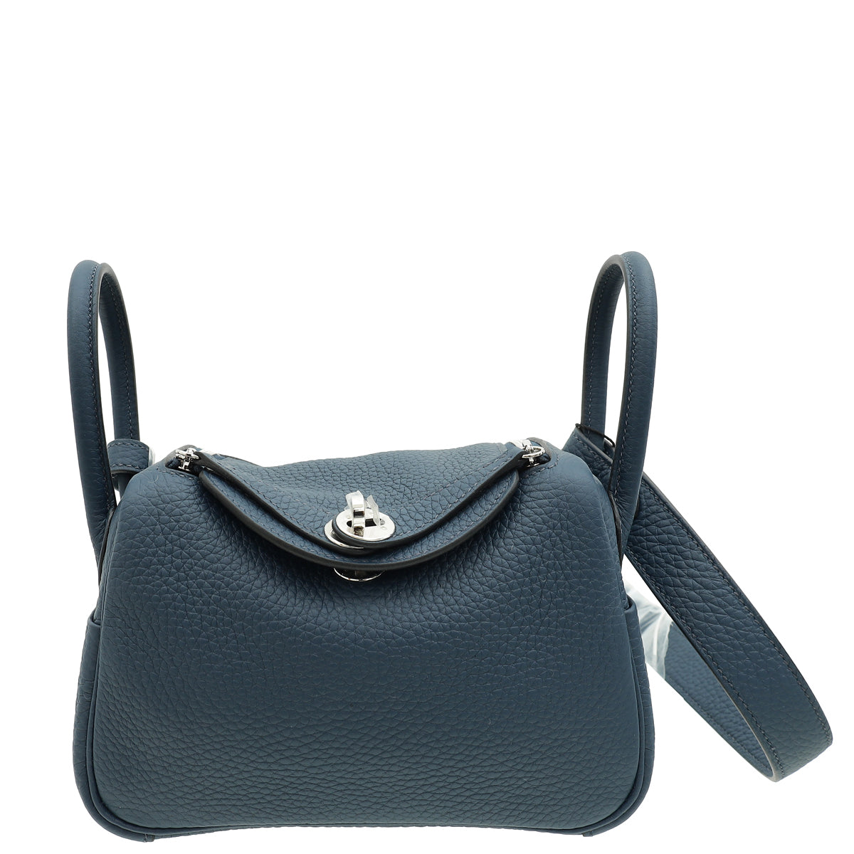 Hermes Bleu de Prusse Mini Lindy Bag