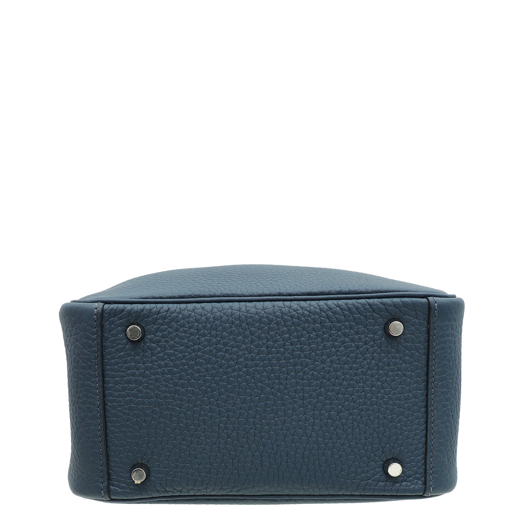 Hermes Bleu de Prusse Mini Lindy Bag
