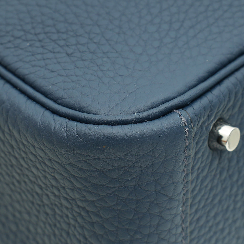 Hermes Bleu de Prusse Mini Lindy Bag
