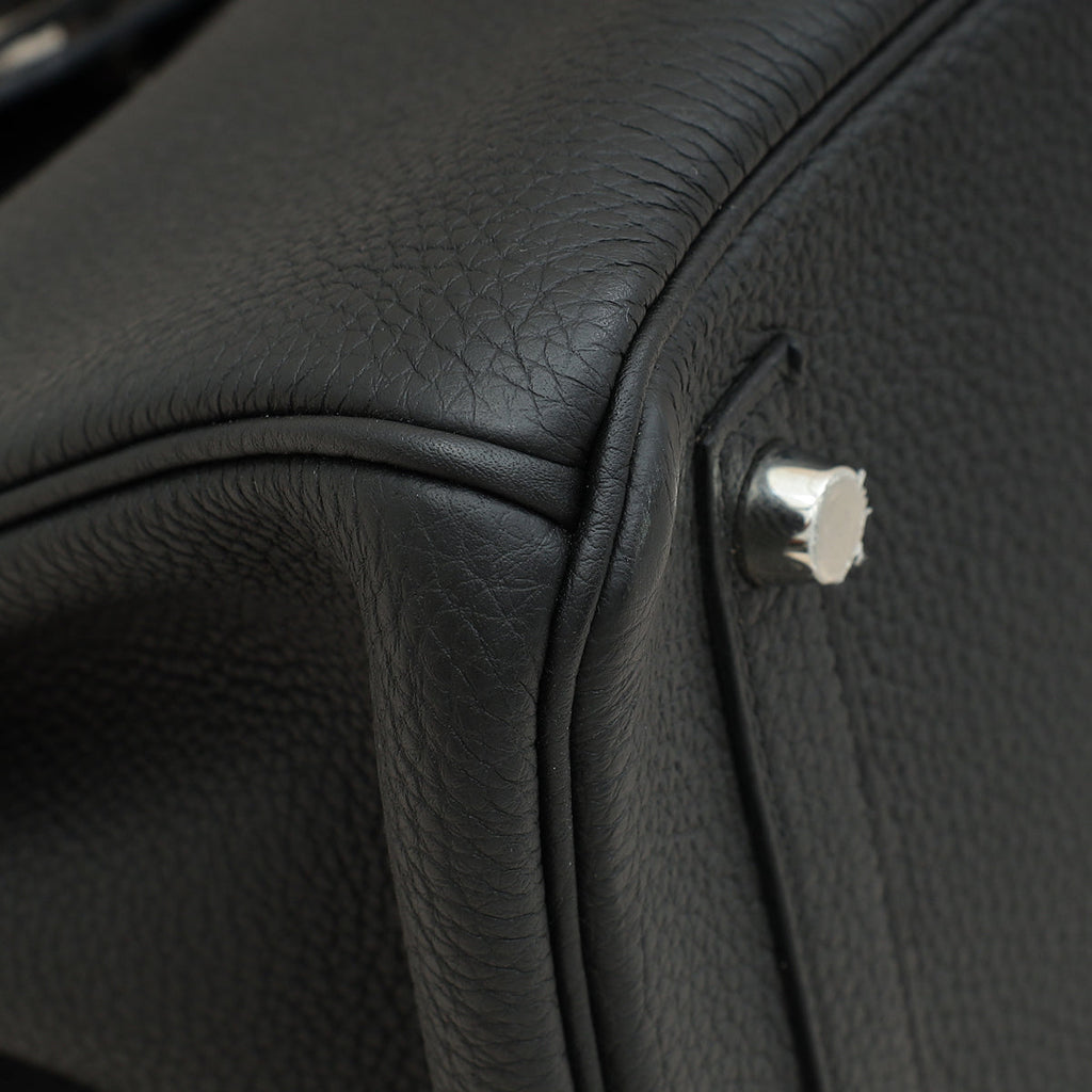 Hermes Noir Birkin Touch 30 Bag