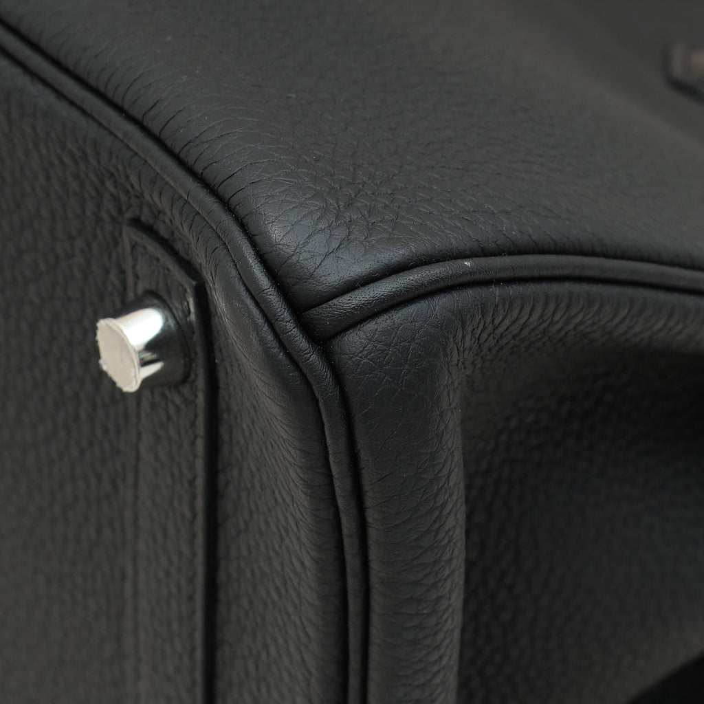 Hermes Noir Birkin Touch 30 Bag