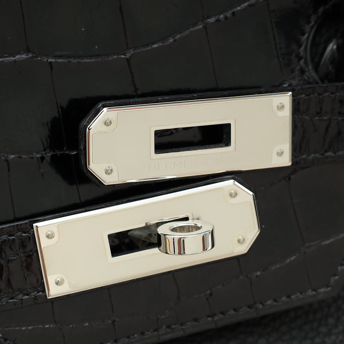 Hermes Noir Birkin Touch 30 Bag