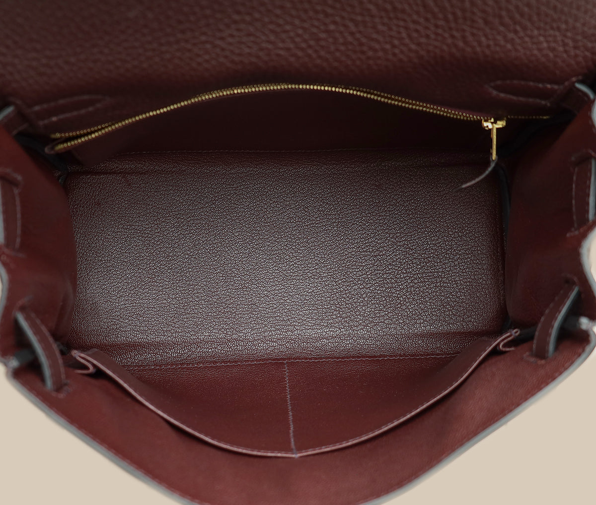 Hermes Rouge Sellier Retourne Kelly 28 Bag