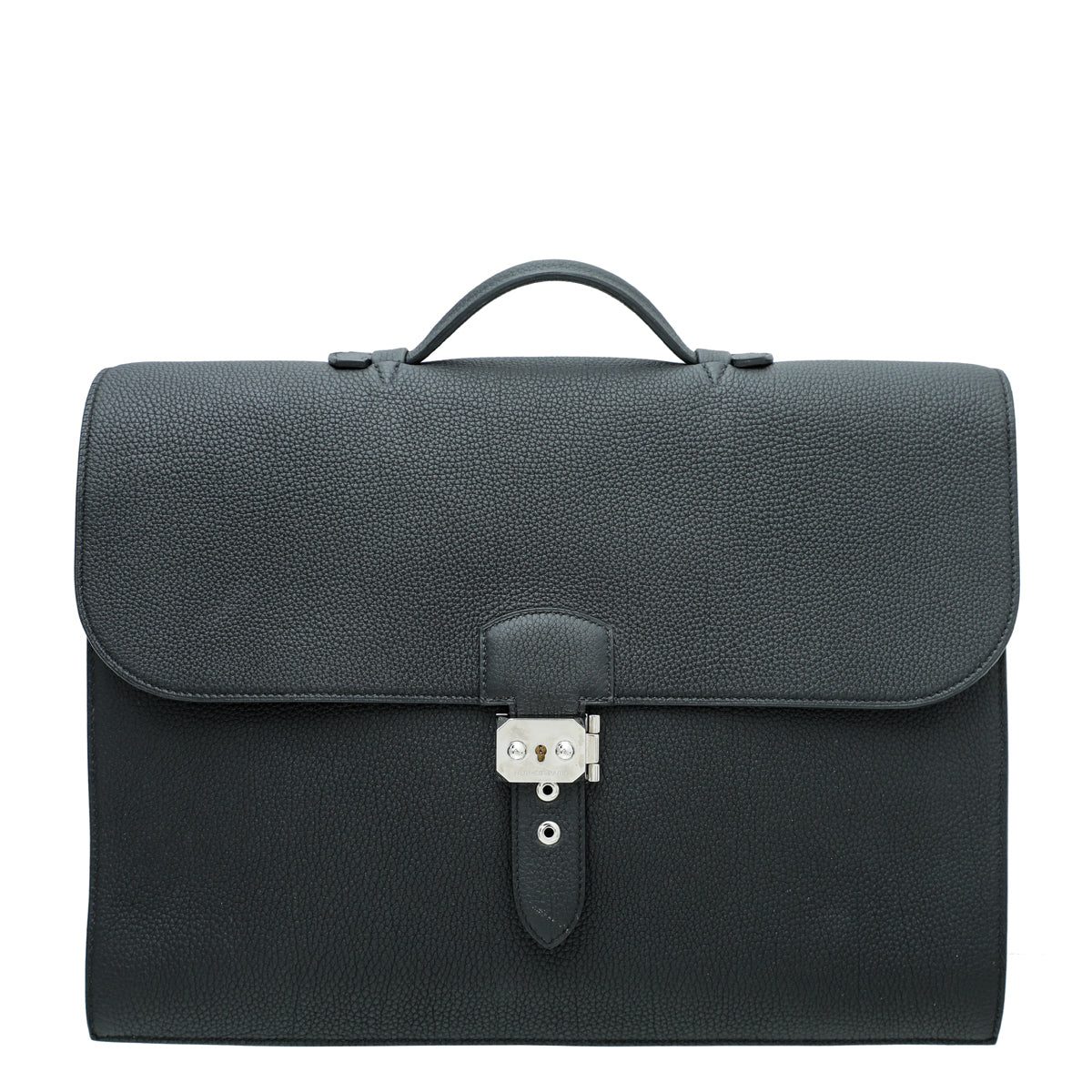 Hermes Noir Sac a Depeches 2 Messenger Bag