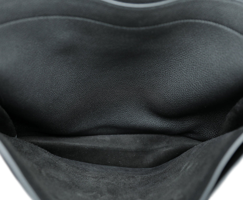 Hermes Noir Sac a Depeches 2 Messenger Bag