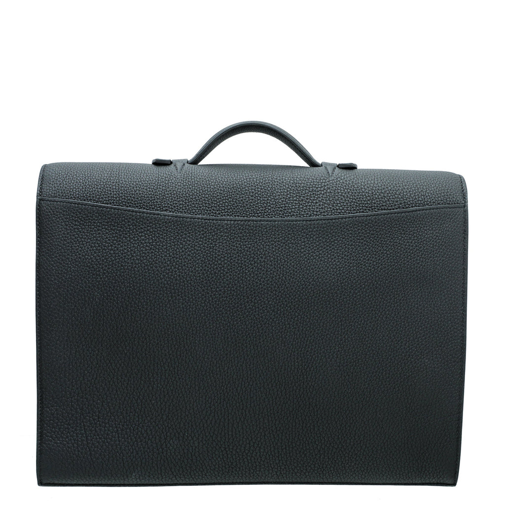Hermes Noir Sac a Depeches 2 Messenger Bag