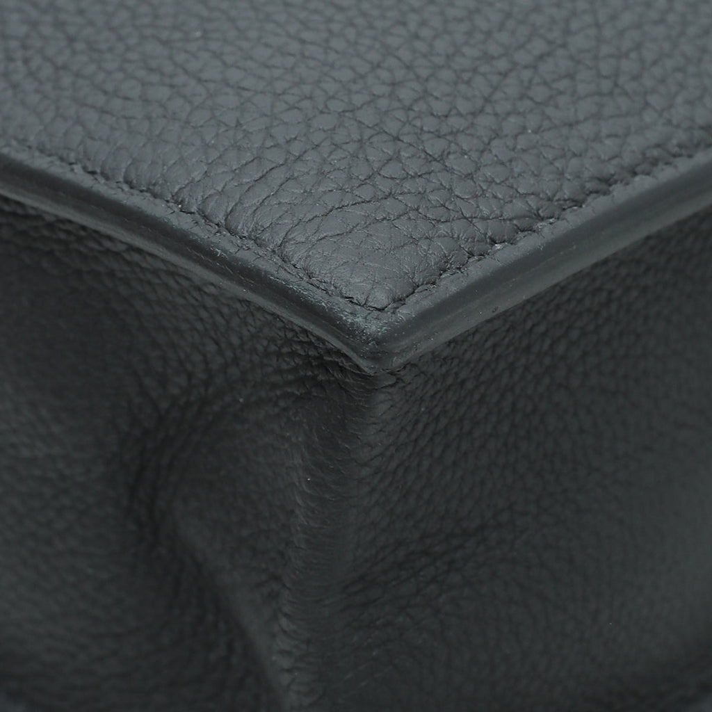 Hermes Noir Sac a Depeches 2 Messenger Bag