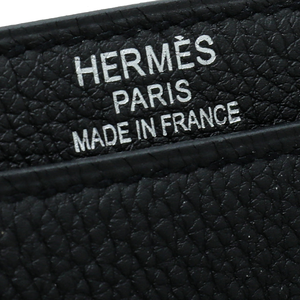 Hermes Noir Sac a Depeches 2 Messenger Bag